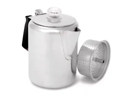 Glacier Stainless Coffee Percolator with Silicone Handle