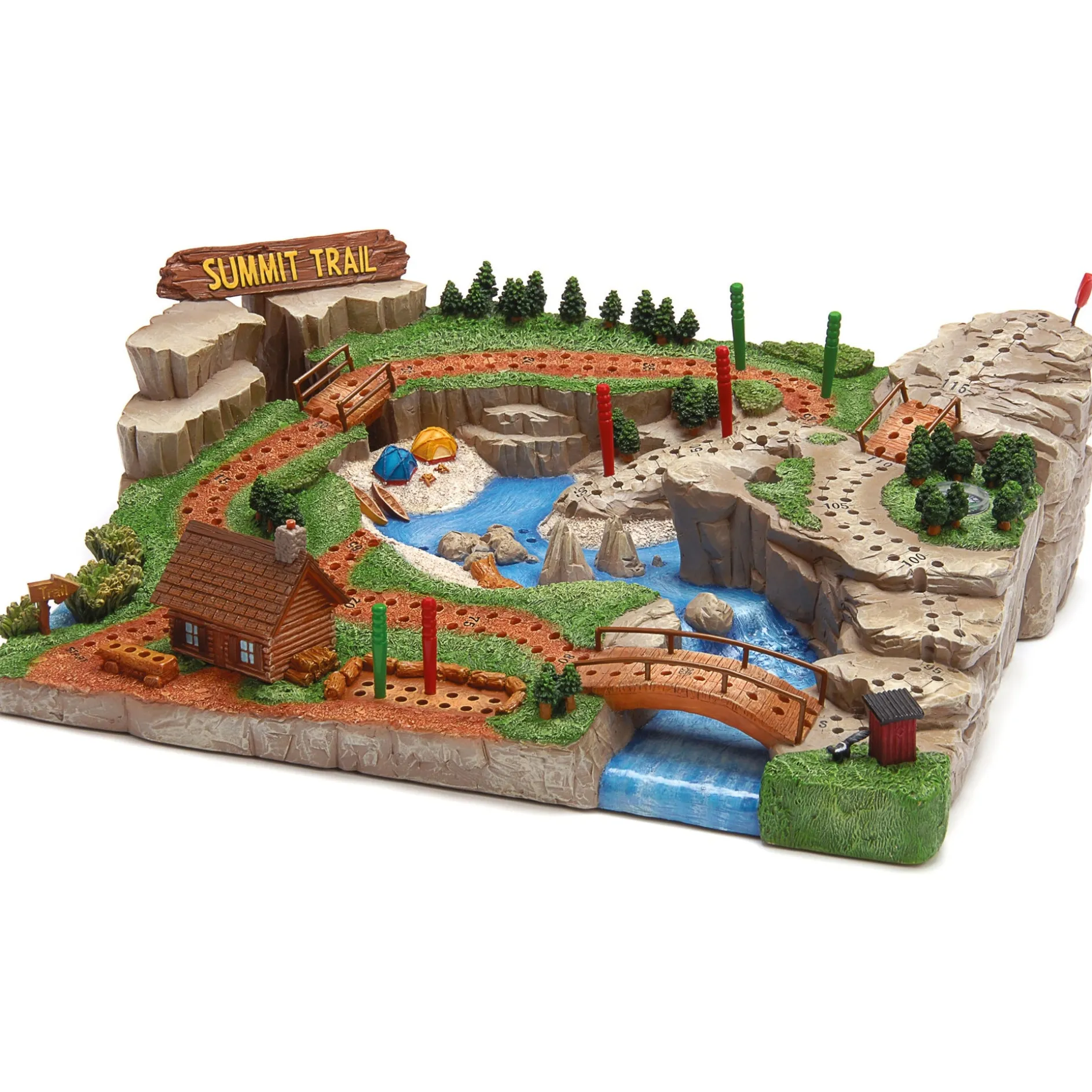 Summit Trail Cribbage Board