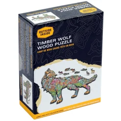 Timber Wolf Wood Puzzle